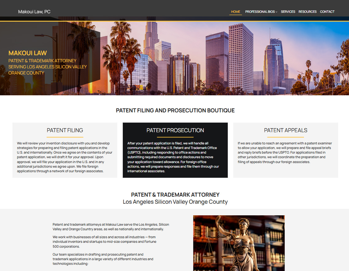 Patent & Trademark Attorney Makoui Law